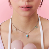 YVIS Happy Sunday Brass Necklace - YVIS x HAPPY SUNDAY