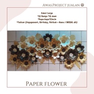 BIGSALE Paper Flower Backdrop Bunga Lamaran Hiasan Dinding Dekorasi