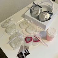 Transparent shining diamond Case for Apple AirPods Max Protective Cover Headwear Earmuffs Soft TPU C
