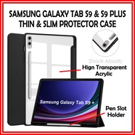 Samsung Galaxy Tab S9 S9 FE & S9 FE Plus Case Samsung Tab S9 Plus Acrylic Anti shocking Cover Tab S9