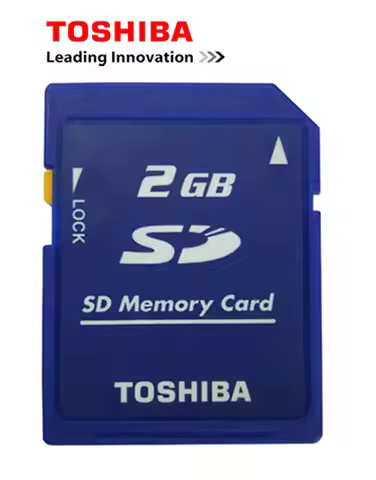 10PCS/Lot Toshiba 2GB Class2 SD Card Carte SD Memory Card and Sd-card Lock Memoria SD Wholesale Pric