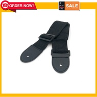 High-Quality Adjustable Guitar and Ukulele Strap in Premium Black Color L 68 to 120cm - W 3.7cm