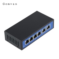 [Gemvan] 6 Port Ethernet Switch Ports POE Switch Network Switch, DC 12-55V, 132x 67x32mm