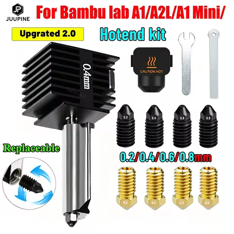 Upgrade 2.0 Hotend For Bambu Lab A1 Nozzle For Bambu Lab A1 Mini /A2L NozzleHardened Steel Nozzle Fo