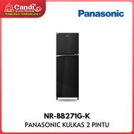 PANASONIC KULKAS 2 PINTU NR-BB271G-K / NR-BB271GK / NR BB271 G K -266L