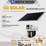 South Ocean V380 Solar 8MP CCTV Dual Lens 4G Sim Card Solar Battery Outdoor Waterproof Wireless