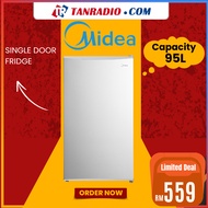 Midea 95L Single Door Fridge | Mini Bar Refrigerator Peti Sejuk | MDRD142FGD