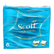 Scott 可麗舒 頂級柔厚抽取式衛生紙3層 100抽  10包  6袋
