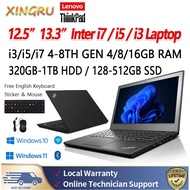 【Cheapest Laptop】Lenovo ThinkPad 12“5 13”3 Intel Core i3 i5 i7 4-8th Gen 4-16GB RAM 1TB HDD 512GB SS