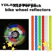 YOLA Bicycle Lights Wheel Bike Accessories Clip Tube Cycling Bike Strip Reflectors