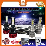 AKSESORI LORI CHERAS JAYA C6 Headlight LED H1 H3 H4 H7 H11 9005 9006 Fog Light Bulb Fog Lamp H7 2pcs