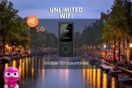 4G/5G Pocket WiFi สำหรับใช้ใน 151 ประเทศทั่วโลก (รับที่สนามบินในมาเลเซีย)