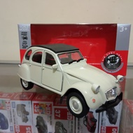 Citroen 2CV diecast miniature classic car model old school Welly nex