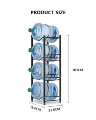 Water Gallon Rack Mineral Water Dispenser Rack Stand Water Container Gallon Jug Organizer Rack Space