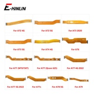 Main Motherboard LCD Display Connector Flex Ribbon Cable For OPPO A72 A73 A74 A76 A77 A77s A78 A79 2