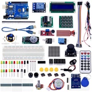 ชุดเรียนรู้การประกอบอุปกรณ์อิเล็กทรอนิกส์ DIY สำหรับ arduino UNO R3 โมดูลอิเล็กทรอนิกส์ บอร์ดทดลอง 8