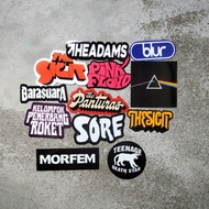 Indie Band Stickers, Waterproof Metal Band Stickers, Quality Materials