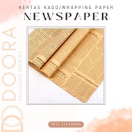 Kraft Wrapping Paper Vintage Newspaper Kraft Wrapping Paper