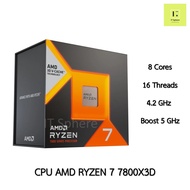 CPU AMD R7 7800x3d AM5 Ryzen 7 Ryzen7 ซีพียู เอเอ็มดี R 7 7000 series processor 7000series Ryzen 7 7