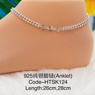 925纯银脚链(Anklet)Gelang kaki perak 925