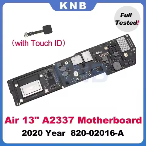 Laptop A2337 Motherboard For MacBook Air 13" A2337 M1 Logic Board With Touch ID 8GB 16GB 256GB 500GB
