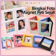 Payoe Pelekat Peti Sejuk Bingkai Foto Refrigerator Magnetic Small Photo Frame DIY 3-inch Creative Mi