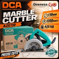 "DCA - PROFESSIONAL POWER TOOLS MARBLE CUTTER AZE110 1 PIECE" ("FREE" DCA DIAMOND SAW BLADE 6 INCH)
