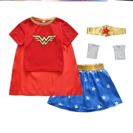 ชุด Wonder Woman สำหรับเด็ก ชุดการแสดง ชุดฮอลวิน ชุดคอสเพลย์ ชุดเด็กหญิง ชุดฮีโร่ ชุดผี ชุดเด็ก ชุดฮ