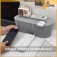 TMi Rack Cable Box Wire Box Desktop Cable Storage Organizer Management Box Organizer Wire Socket Box