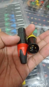 sepasang socket Jack Canon xlr berkualitas merek neutrix Jack Canon