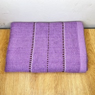 Handuk Mandi Import Tebal Polos List Katun Dewasa Size 70x140cm High Quality Premium Perlengkapan Ma