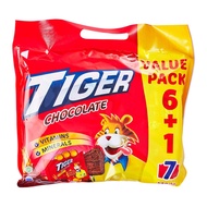 Tiger Biscuit Chocolate Value Pack (6+1) 60g x 7's Handy Pack
