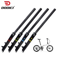 3k Carbon Fiber Folding Bike BMX Fork 20 Inch Bike Bicycle Carbon Forks C-Brake+Disc Brake BMX Fork 28.6mm Cycling Parts
