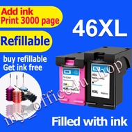 hp 46 ink hp 46xl ink cartridge hp46xl ink cartridge refillable compatible for hp 2020hc 2025HC 2520