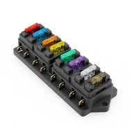 [Strong Durable] Fuse Base Car Power Splitter Box Fuse Socket Box Fuse Holder Fuse Base Car Fuse Box
