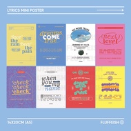 LYRICS MINI POSTER