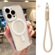 Case for Samsung A07 A17 A55 A16 A56 A36 A06 A26 A05 A26 S25 S26 Ultra S24 FE Magnetic Case +Lanyard