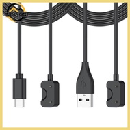 ONE Pack of 2 Charging Wires for Fit 3 Including USB C and USB A Magnetic Charging Cord Wire Dock 10