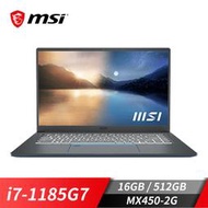 微星 MSI Prestige 14 (i7-1185G7/16GB/512GB/MX450-2G/W10)