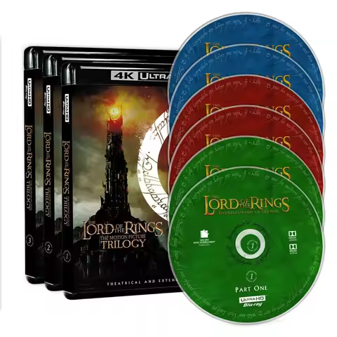 4K UHD The Lord of the Rings Extended Edition Complete 6-Disc Blu-ray Disc PS5 Compatible XSX Dolby 