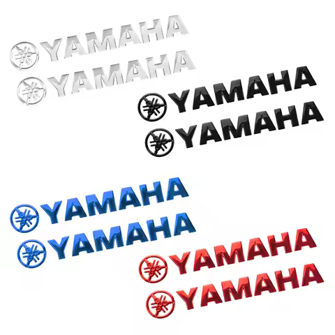 3D Motorcycle emblem Stickers for Yamaha R1 R3 R25 Mt-09 Mt07 Fazer Fz6 Xj6 R15 Motorcycle logo