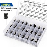 240PCS 24Each specification10个6x8mm 2.2uH-100mH  DIP Power Inductor
