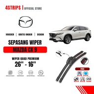 Mazda Cx-9 Quad Car Windshield Wiper Free 5 Bonus