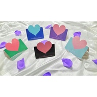 [READY STOCK] Love Heart Greeting Card Wish Note Cute Card Birthday Card (×10 pcs)