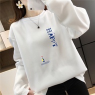 [AMYGO] Sweatshirts Women Oversized  Sweatshirt Woman Oversized Plus Size Muslimah Baju Perempuan Cr