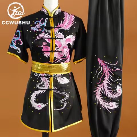 Tailor-Made Wushu Clothes Changquan Uniform Martial Arts Competition Kungfu Embroidered Traditional 