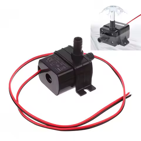 3.6W 4.8W 240L/H Silent Fish Tank Pump DC 12V Solar Brushless Motor Pool Circulating Submersible Pum