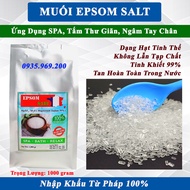 1kg Muối Epsom Salt MgSO4 Dạng Hạt Tinh Thể Tinh Khiết Không Tạp Chất Nhập Khẩu Pháp 100%