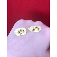 Plain ball apolo earrings 375/8K