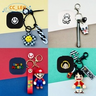 Case for Anker Soundcore P41i Cartoon Silicone Soft Case Cute Night Fury One Piece Luffy Keychain Pe